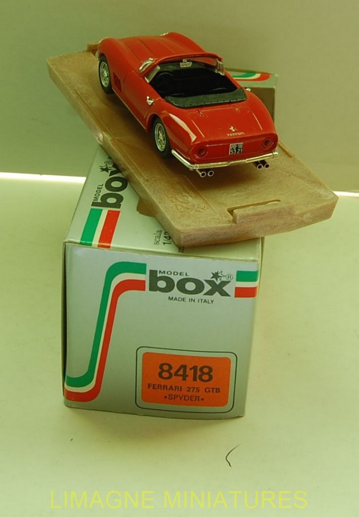 B35-47 BOX MODEL FERRARI 275 GTB SPYDER 1966 | B35-47